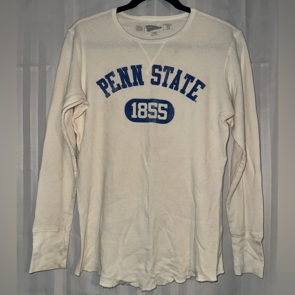 Distant Replays Long Sleeve Penn State Thermal Shirt Size Large